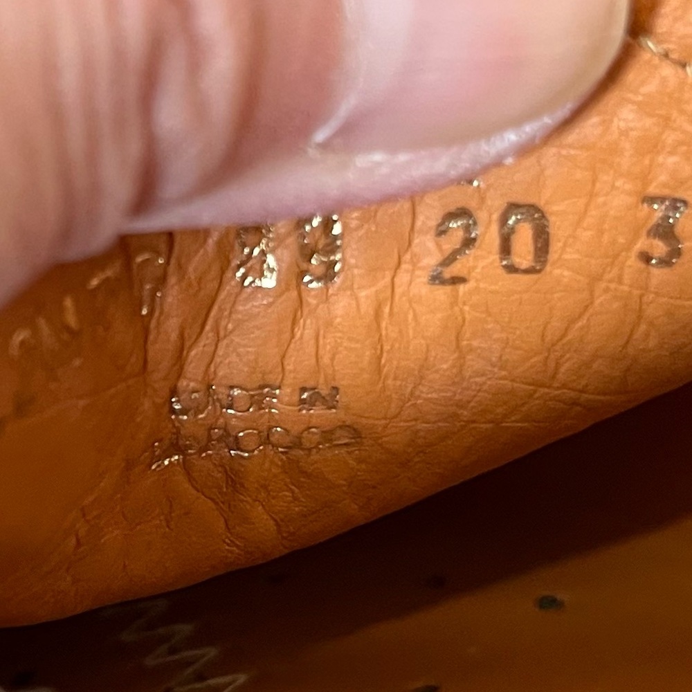 Geox Snake Croc Flats Brown 38.5 - Picture 9 of 11